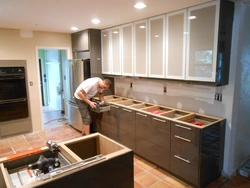 Photo Of Kitchen Installation