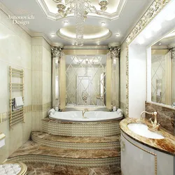 Luxury bathroom interior