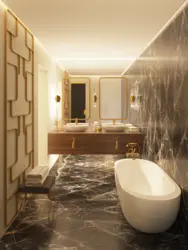 Luxury bathroom interior