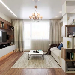 Living room 14 meters design