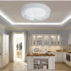 Кухня потолок дизайн люстра