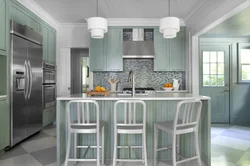 Colors That Go With Gray In The Interior Of The Kitchen