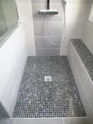 Shower cabin instead of bathtub photo