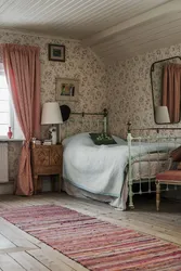 Rustic bedroom interior photo