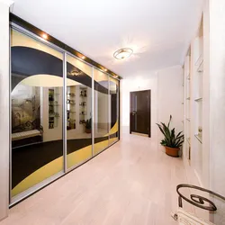 Hallway compartment with mirror photo