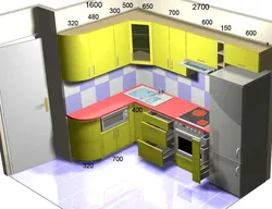 Холодильник современный дизайн кухни