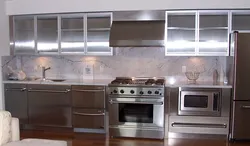 Дызайн кухні сталь