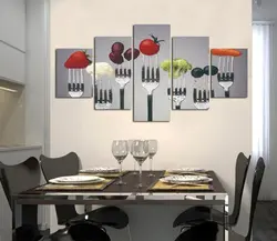 Photo Of Paintings For The Kitchen, Modern In The Interior