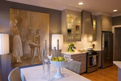 Photo of paintings for the kitchen, modern in the interior