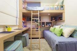 Bedroom design for three children