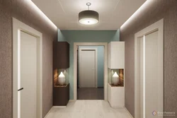 Hallway design with light doors