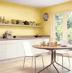 Kitchen interior how to paint walls