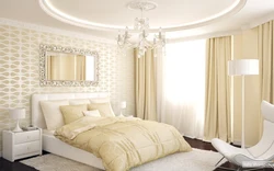 Bedroom interior photo milky color