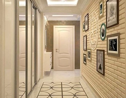 How to beautifully decorate the walls in the hallway photo