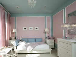 Покраска стен в квартире фото спальни