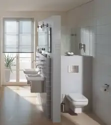 Перегородка между ванной и унитазом фото