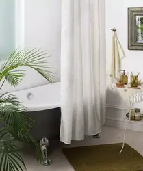 Modern bath curtains photo