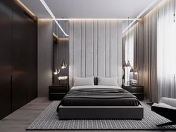 Design project of a bedroom in a modern style photo