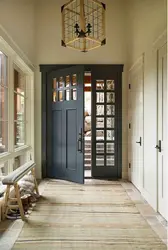 Doors in the hallway of a house photo