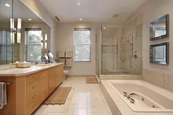 Bathroom design with 1 window