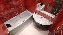 Дизайн с ванной 1 метр