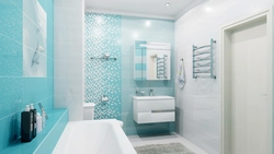 Ванна бөлмесі көк түсті фото дизайн