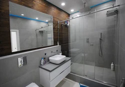 Дизайн ванной комнаты с размерами с душевой