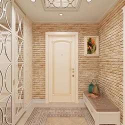 Gypsum brick hallway design