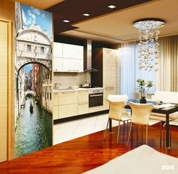 Photo wallpaper for the kitchen in the house photo