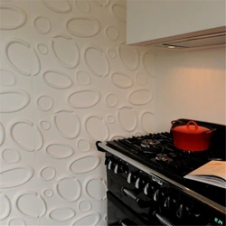 Self-adhesive panels for kitchen walls photo