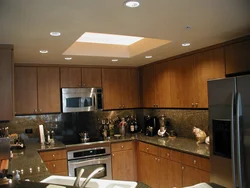 Photo of spot lighting in the kitchen