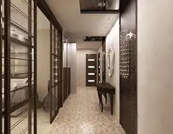 Photo Of The Design Of The Hallway Of A Three-Room Apartment Panel House