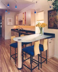Kitchens With Bar Counters In The House Photo