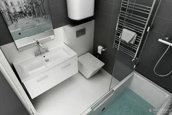 Bathroom interior 3 by 2 meters