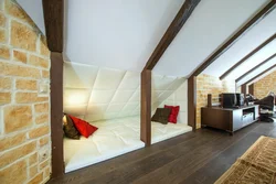 Bedroom design in a house on the second floor
