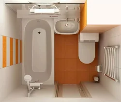 Туалет ванная дизайн 3 5 кв