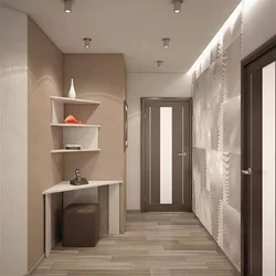 Corridor in a simple apartment photo