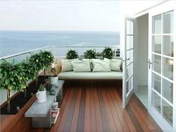 Open Balconies In Apartments Design Photo
