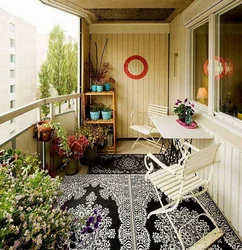 Mənzillərdə açıq balkonlar dizayn fotoşəkili
