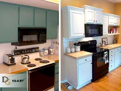 Repainting kitchen before and after photos