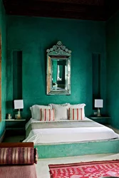 Спальня В Изумрудном Цвете Дизайн Интерьера