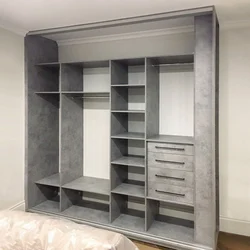 Photo of a built-in wardrobe in the bedroom inside photo