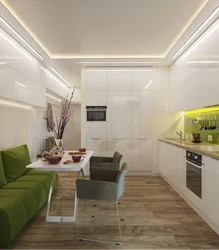 Kitchen interior design 23 sq m