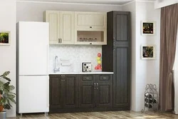 Kitchens with tall cabinets and pencil cases photo