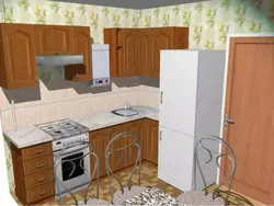 Kitchens with geyser design for a small area