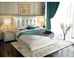 Спальня с кроватью аскона фото