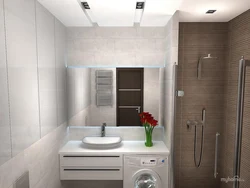 Дизайн ванной комнаты 3 на 3 с душевой кабиной