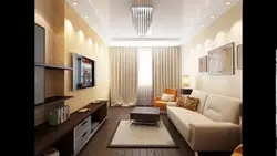 Living Room With Loggia 17 M Design