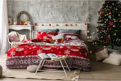 Bedroom interior new year