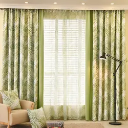 Green Curtains For Bedroom Photo